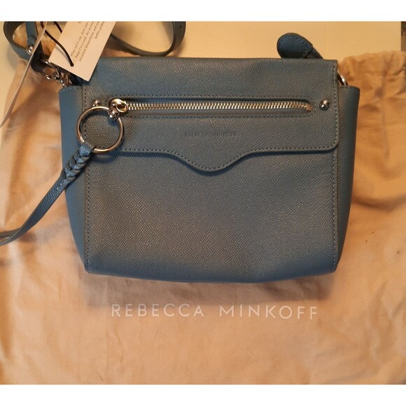 Rebecca Minkhoff Crossbody Bag Blue Periwinkle Dust Jacket Included - Picture 1 of 3